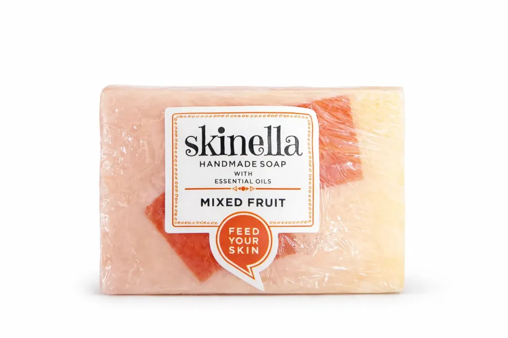 Skinella Mixed Fruit Handmade Soap, 100g