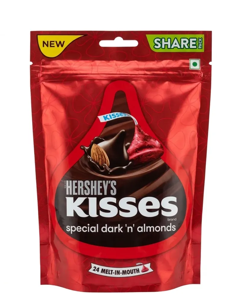 Hershey's Kisses Dark & Almonds 100.8g