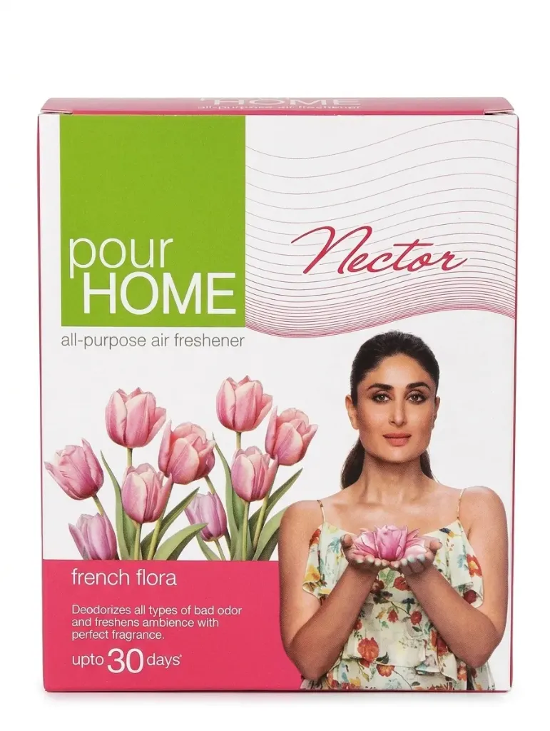 Pour Home Nector French Flora Air Freshener (Pack of 6), 60g
