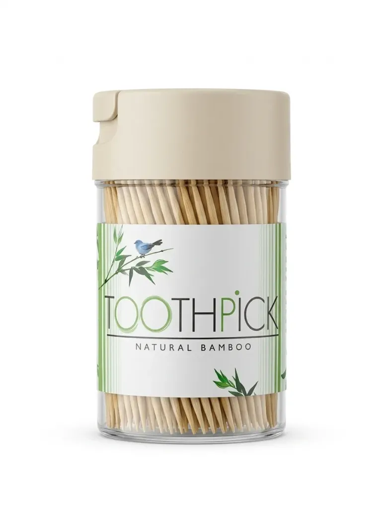 Toothpicks Natural Bamboo