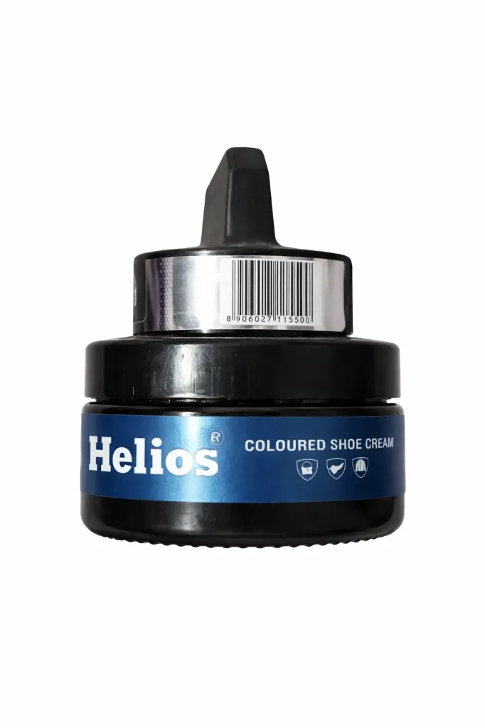 Helios Black Coloured Shoe Cream, 48.2g