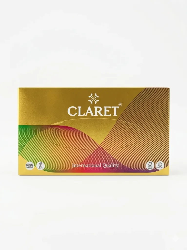 Claret  Face Tissues 400n
