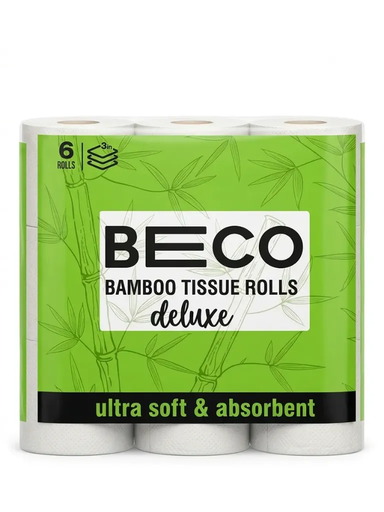 Beco Bamboo Tissue Rolls 6rolls