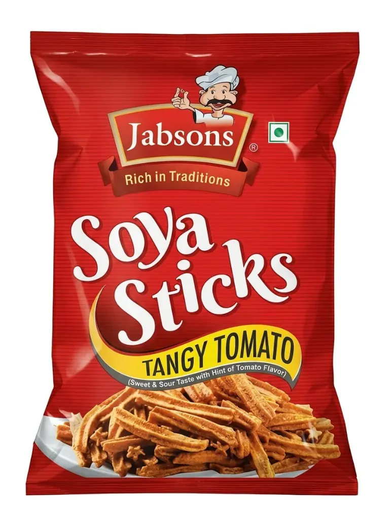 Jabsons Soya Sticks Tangy Tomato, 180g