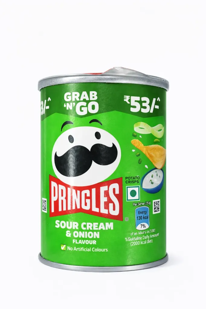 Pringles Saur Cream & Onion Flavour, 40g