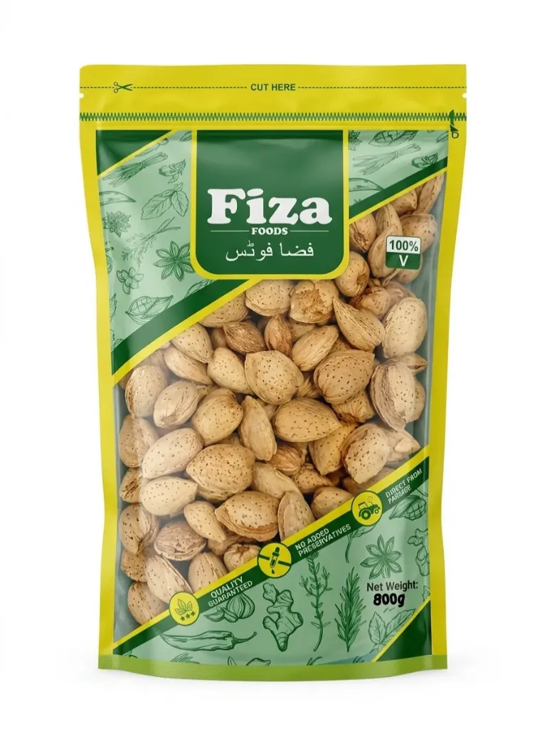 Fiza Foods Whole Almond(Sabut), 800g