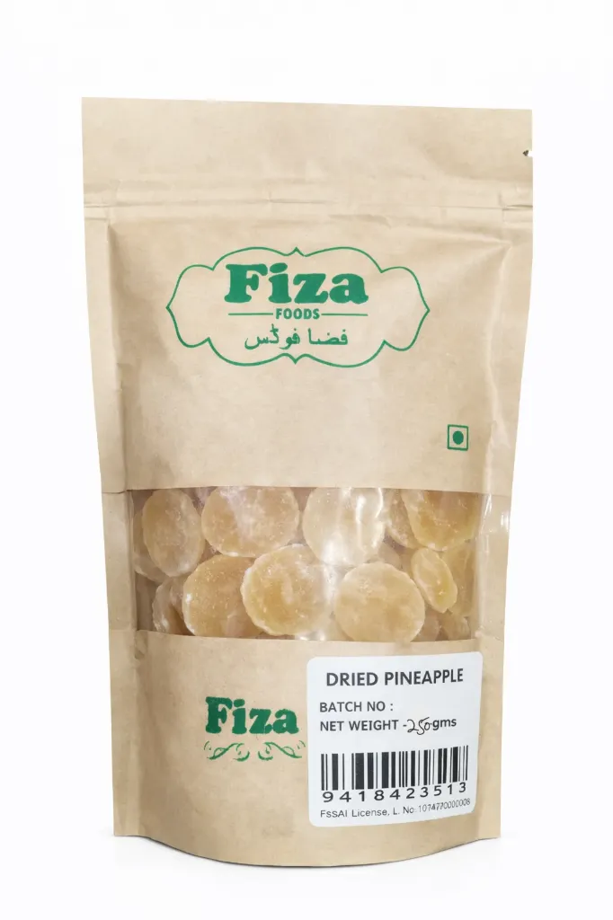 Fiza Foods Dried Pineapple Coin, 250g