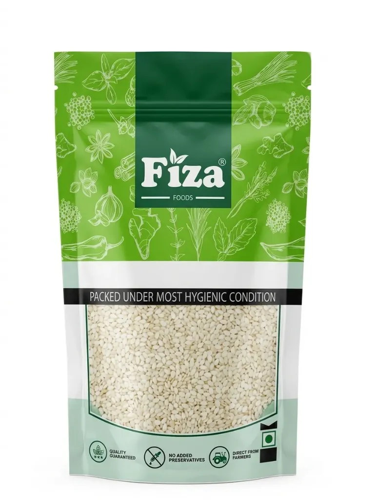 Fiza Foods Sesame Seeds (White Til), 100g