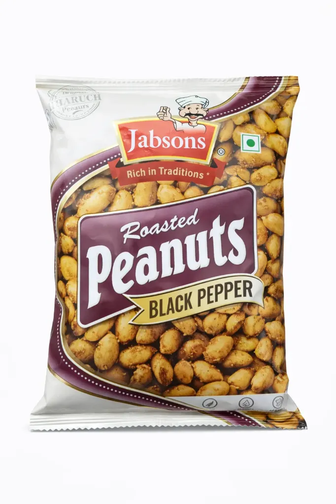 Jabsons Roasted Peanuts Black Pepper, 140g