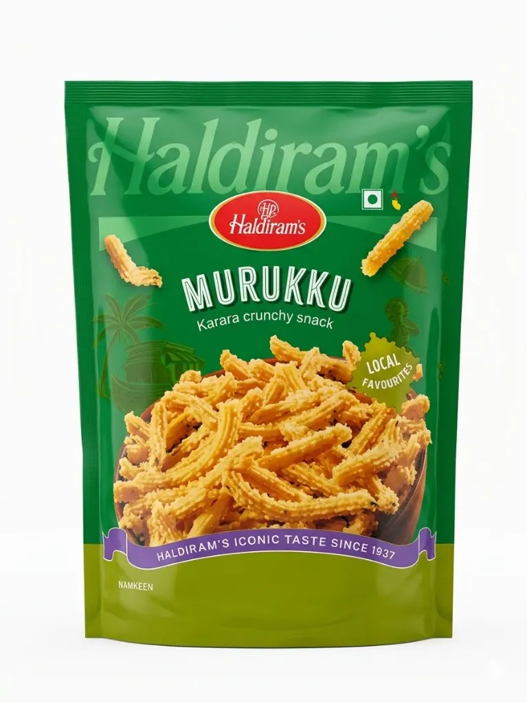 Haldiram's  Murukku Karara Crunchy Snacks, 200g