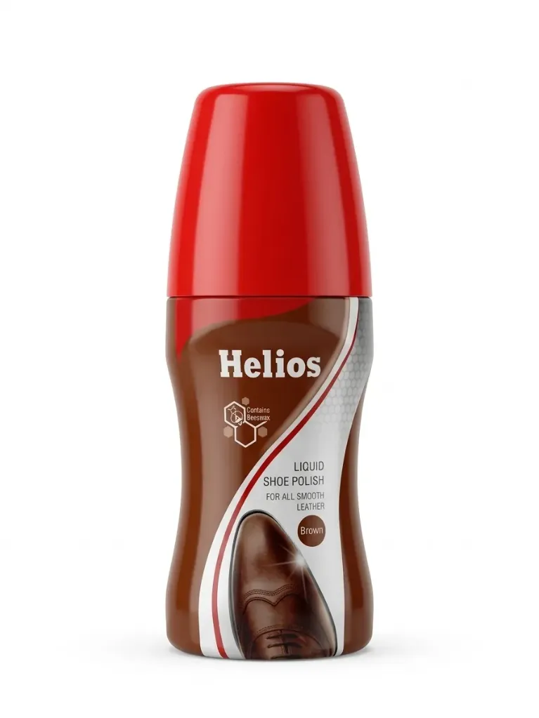 Helios Liquid shoe polish Brown