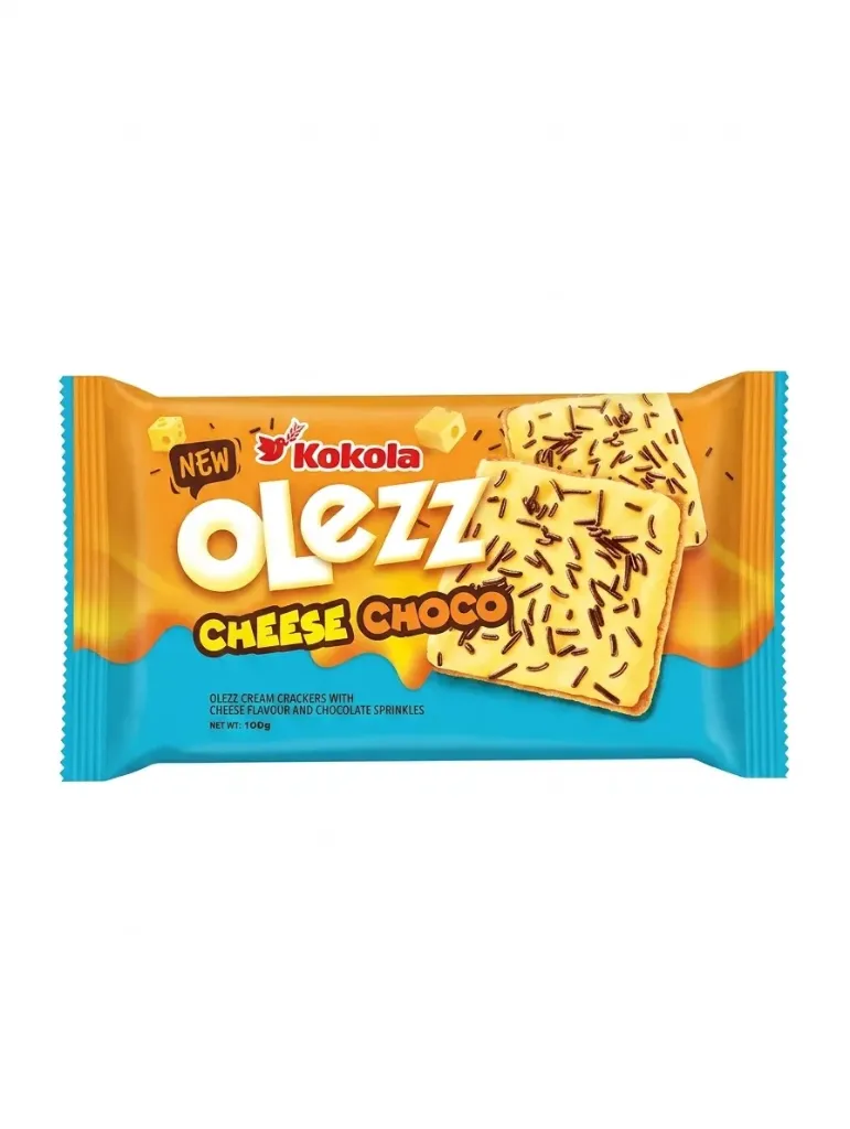 Kokola Olezz Cheese Choco Crackers 100g
