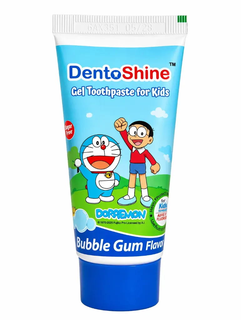 DentoShine Kids Gel Toothpaste 80g