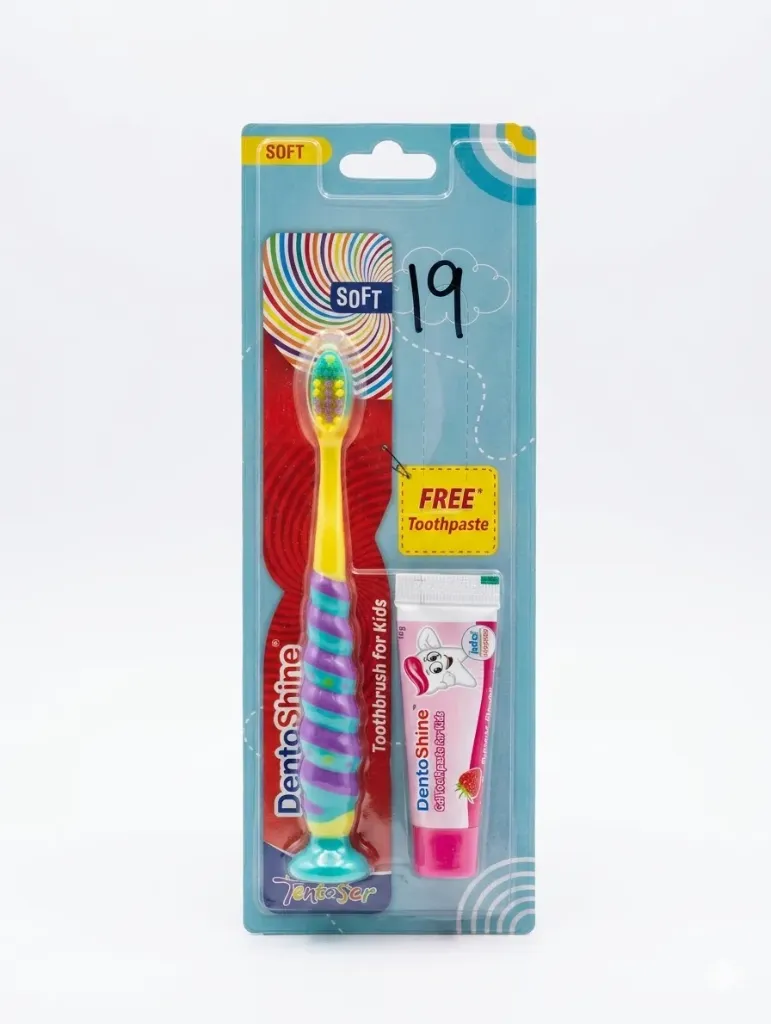 DentoShine Kids Toothbrush with free toothpaste