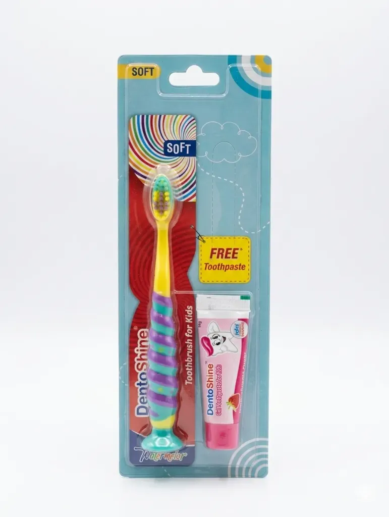 DentoShine Twister Toothbrush with free Toothpaste