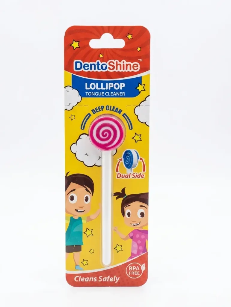 DentoShine Lolipop Type Tongue Cleaner for Kids