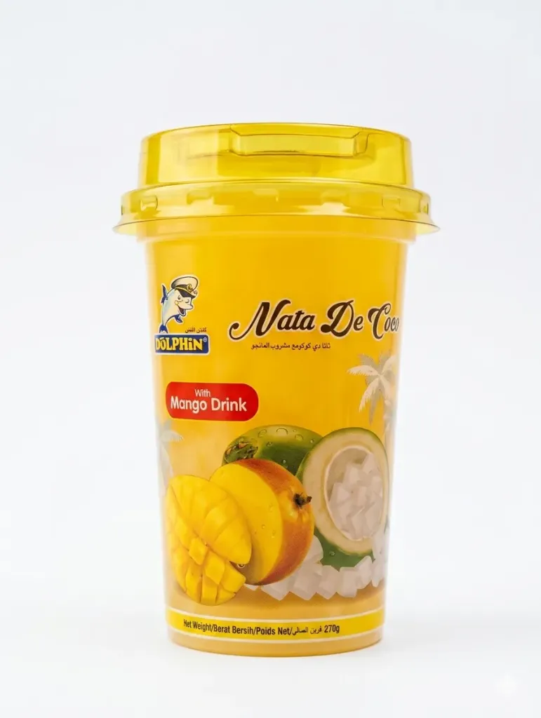 Dolphin Nata De Coco (Mango), 270g