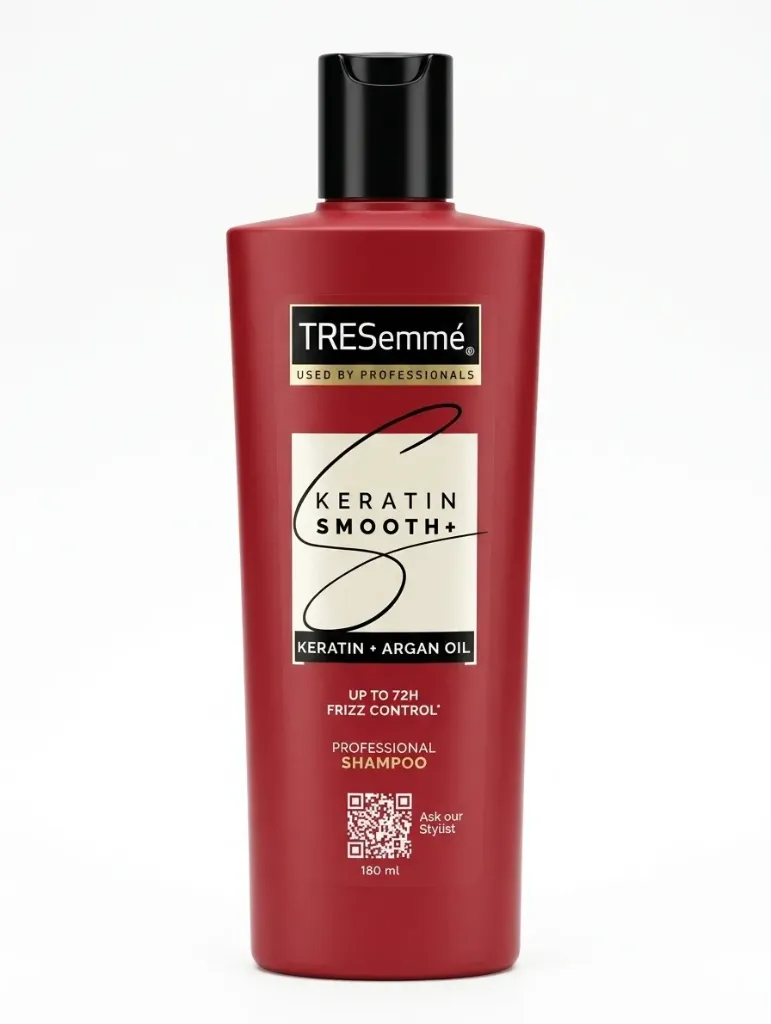 TRESemmé Keratin Smooth+ Shampoo (Keratin + Argan Oil), 180ml