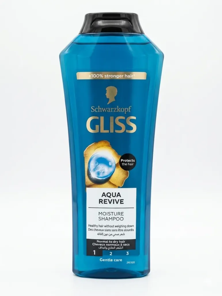 Schwarzkopf Gliss Aqua Revive Moisture Shampoo, 400ml