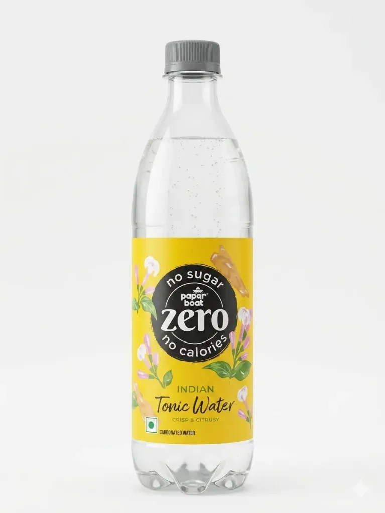 Paper Boat Zero Sugar Indian Tonic Water 600ml