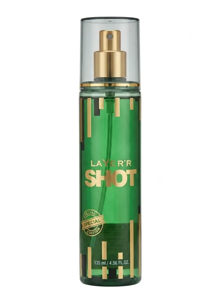 Layer’r Shot Sporty body Spray, 135ml