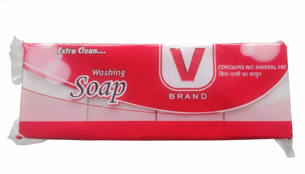 V Brand Washing Soap, 1kg (4 pcs)