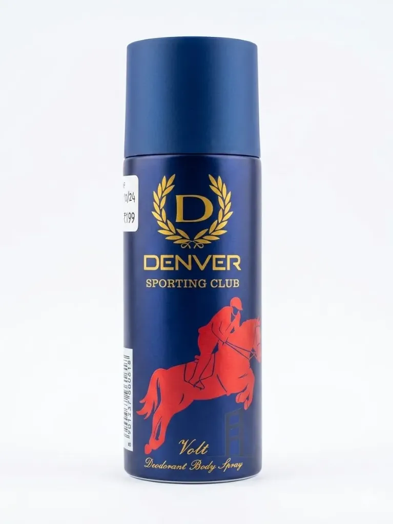 Denver Sporting Club Volt Body Spray, 165ml