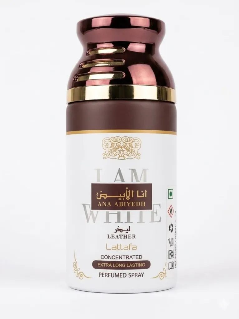 Lattafa Ana Abiyedh White – Leather, 250ml