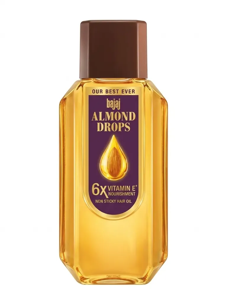 Bajaj Almond Drops Non-Sticky Hair Oil, 475ml