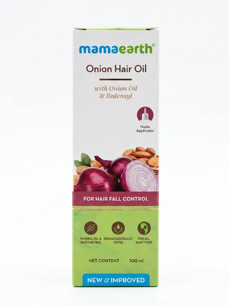 Mamaearth Onion Hair Oil (with Onion Oil & Redensyl), 100ml
