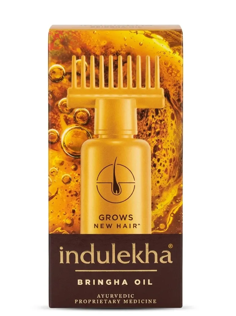 Indulekha Bringha Ayurvedic Hair Oil (Comb Applicator), 50ml