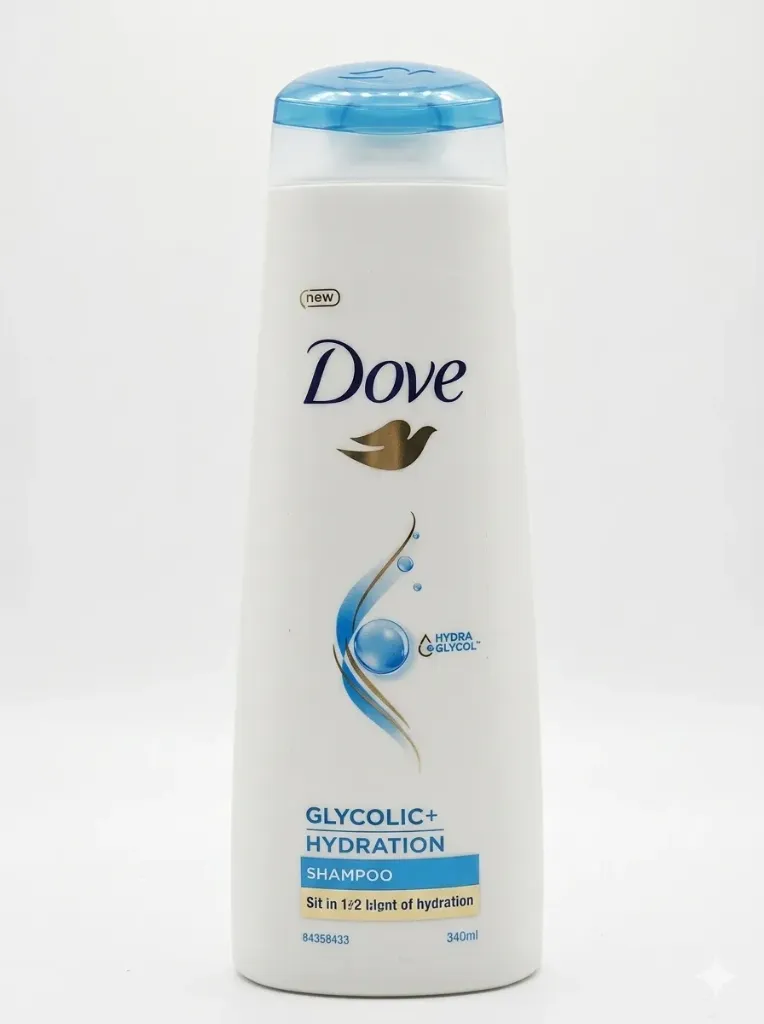 Dove Glycolic+ Hydration Shampoo, 340ml