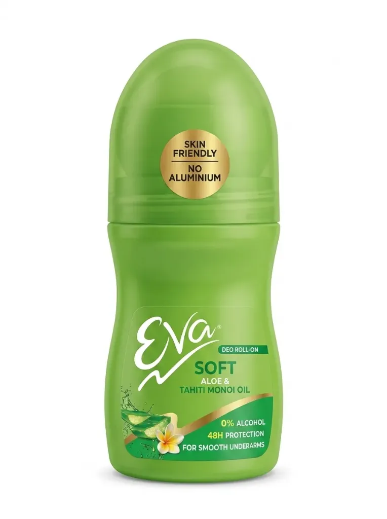 Eva Soft Aloe & Tahiti Monoi Oil Deo Roll-On, 50ml
