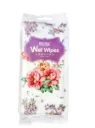 Floral Wet Wipes - Rose Flowers, 10Pcs