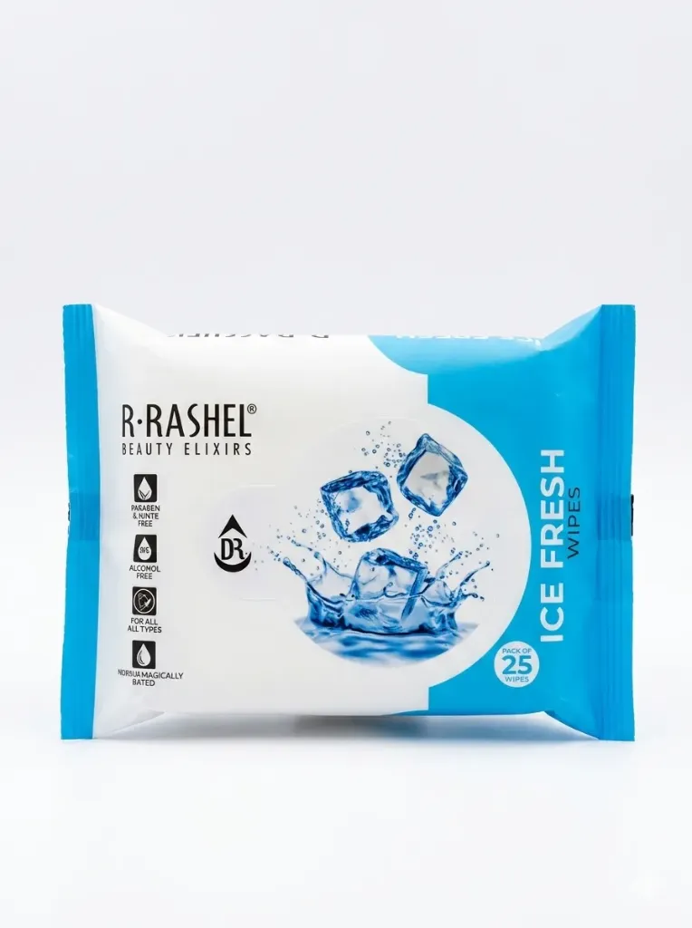 Dr.Rashel Beauty Elixirs Wet Wipes (Ice Fresh Variant), 25N Wipes