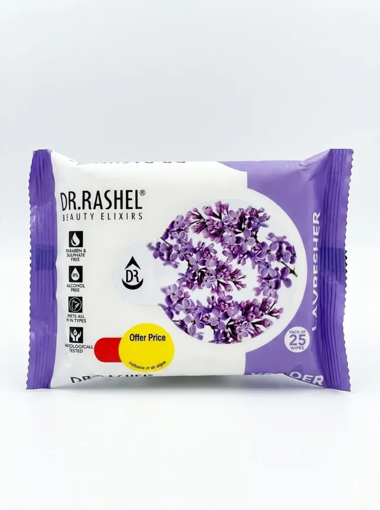 Dr.Rashel Beauty Elixirs Wet Wipes (Lavender Variant)