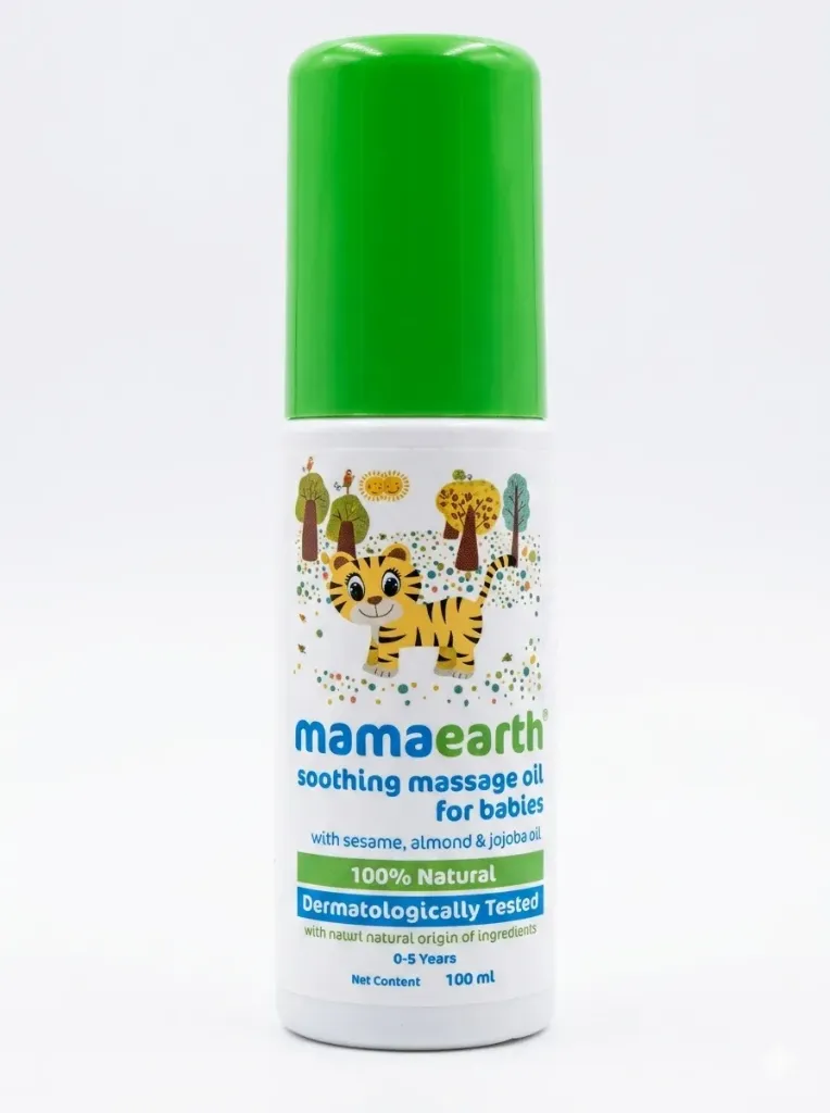 Mamaearth Soothing Massage Oil for Babies[0 to 5 Years], 100m