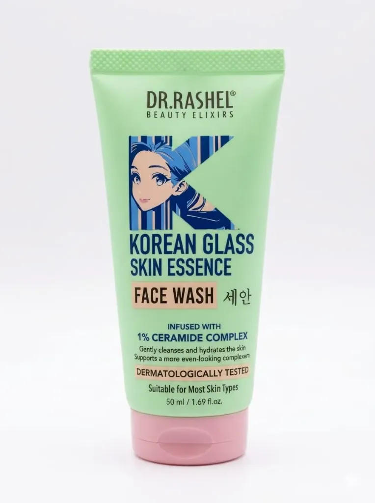 DR.RASHEL Korean Glass Skin Essence Face Wash, 50ml