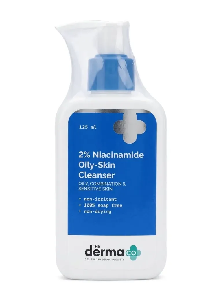 The Derma Co 2% Niacinamide Oily-Skin Cleanser, 125ml