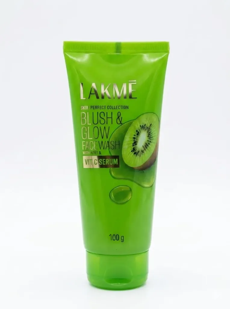 Lakmé Blush & Glow Kiwi Face Wash with Vit C Serum, 100ml