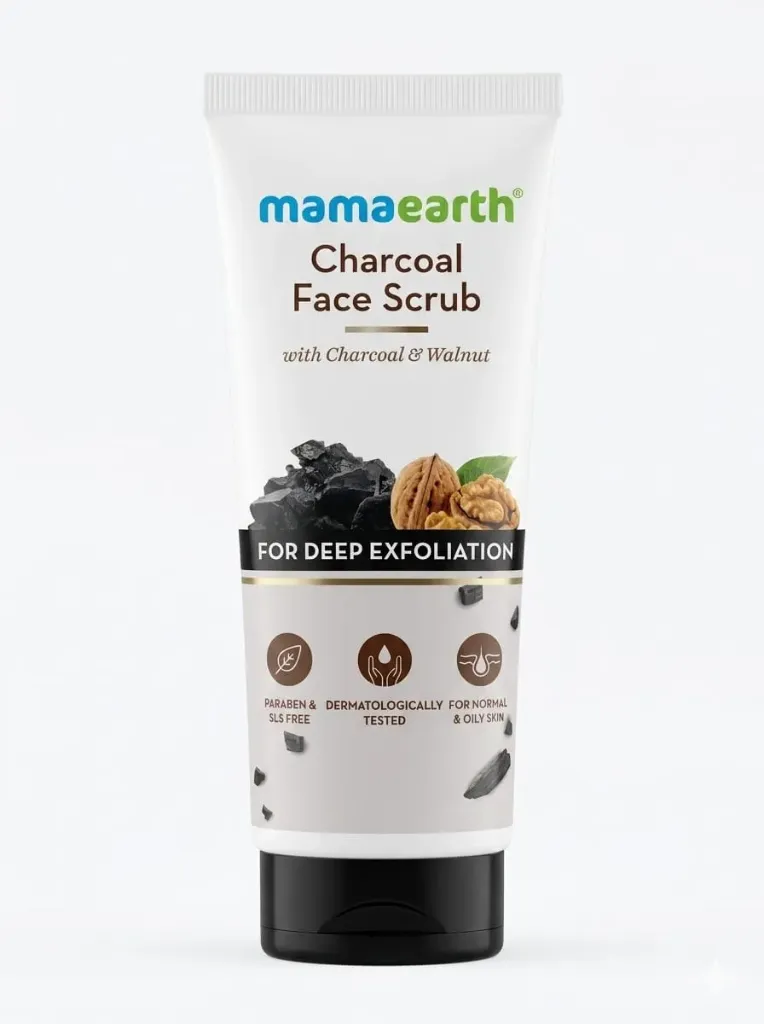 Mamaearth Charcoal Face Scrub, 100g