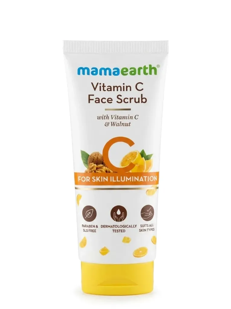 Mamaearth Vitamin C Face Scrub, 100g