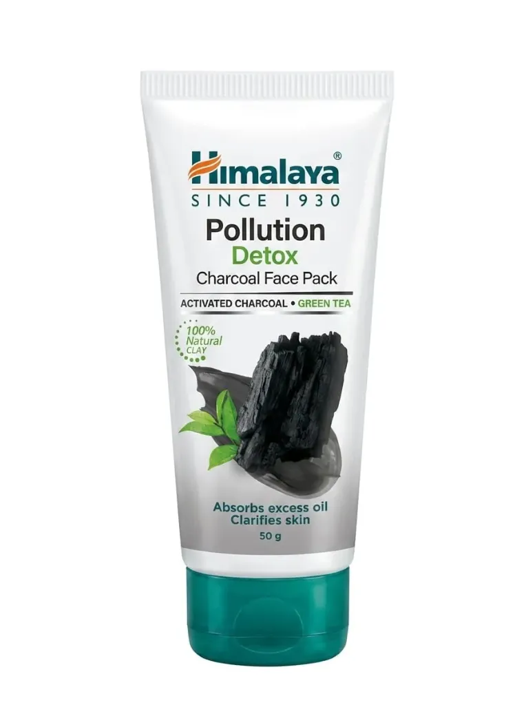 Himalaya Pollution Detox Charcoal Face Pack, 50g