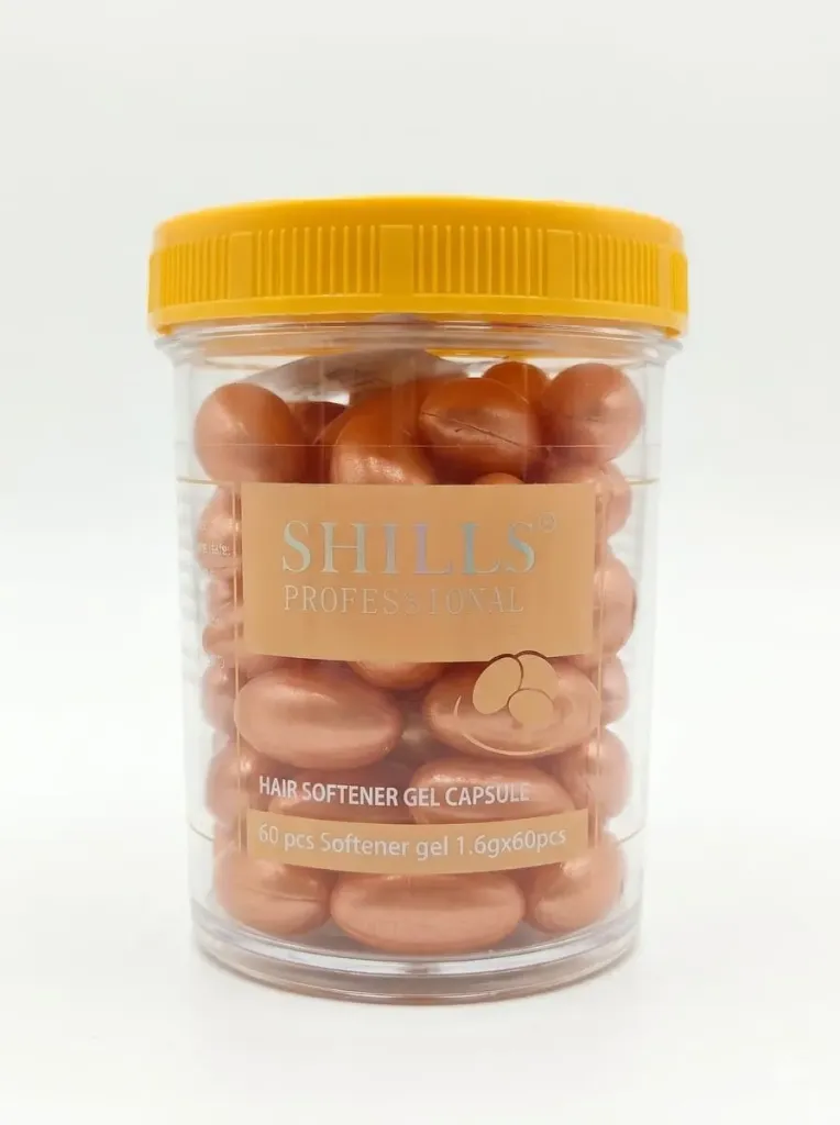 SHILLS Professional Hair Softener Gel Capsule (Brown), 1.6g × 60Pcs