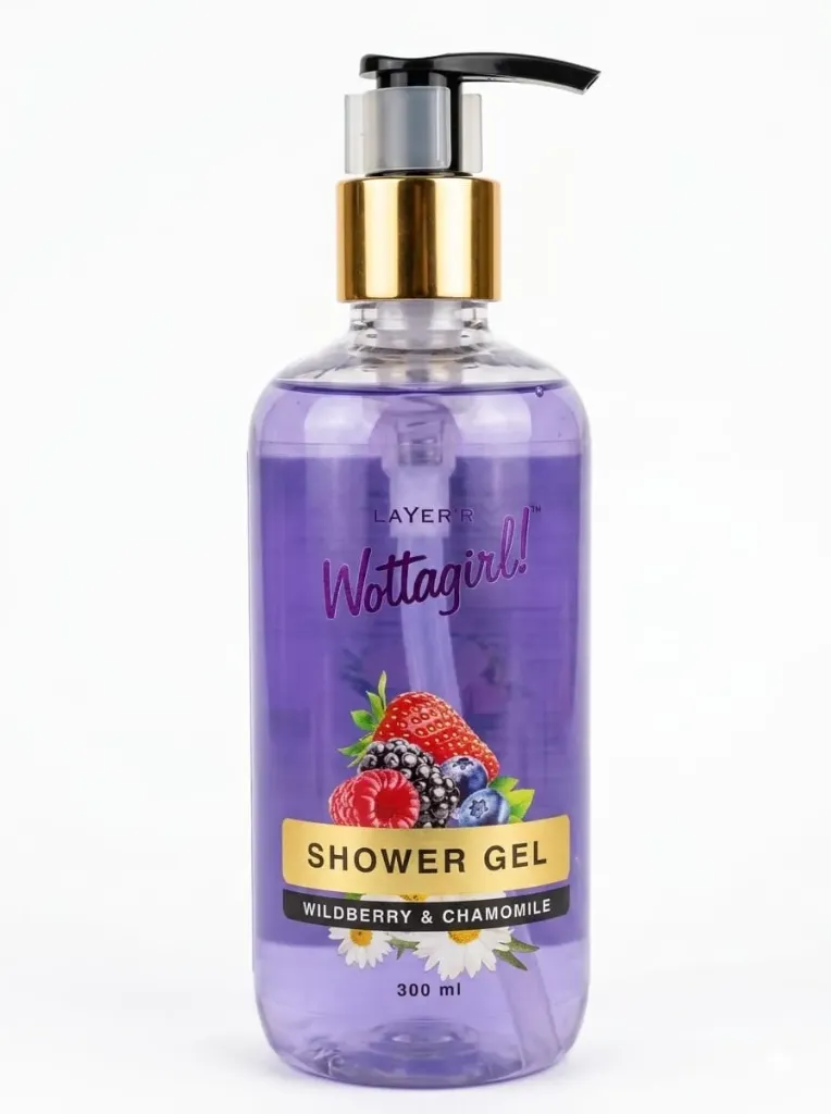Layer’r Wottagirl Shower Gel (Wildberry & Chamomile), 300ml