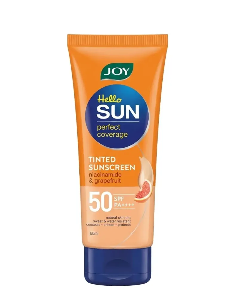 Joy Hello Sun Perfect Coverage Tinted Sunscreen SPF 50 PA++++, 50ml