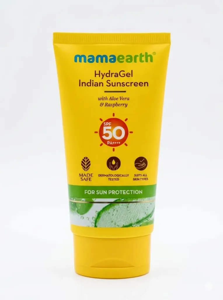 Mamaearth HydraGel Indian Sunscreen SPF 50 PA++++, 50g