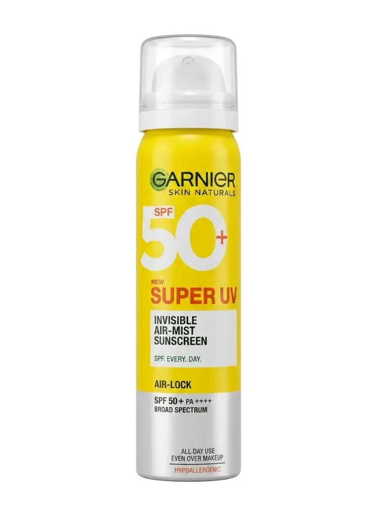 Garnier Super UV Invisible Air-Mist Sunscreen SPF 50+ PA++++, 75ml