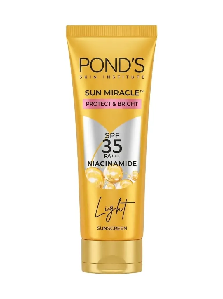 Pond’s Sun Miracle Protect & Bright Light Sunscreen SPF 35 PA+++, 50g