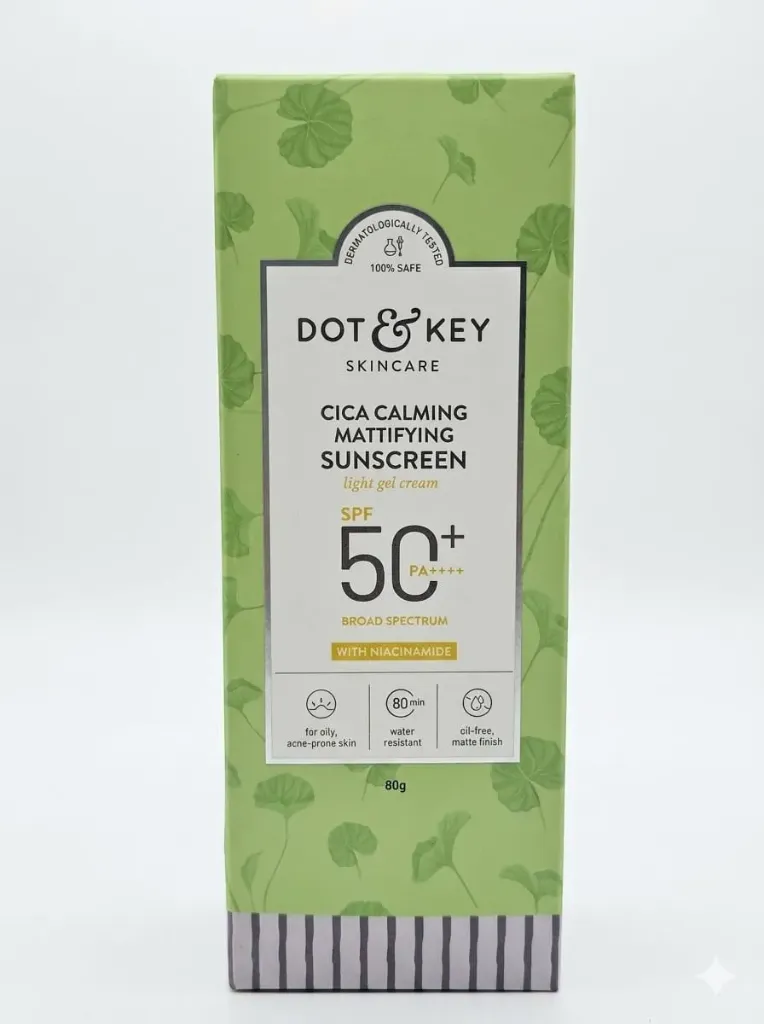 Dot & Key Cica Calming Mattifying Sunscreen SPF 50+, 80g